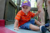 Atop the slide