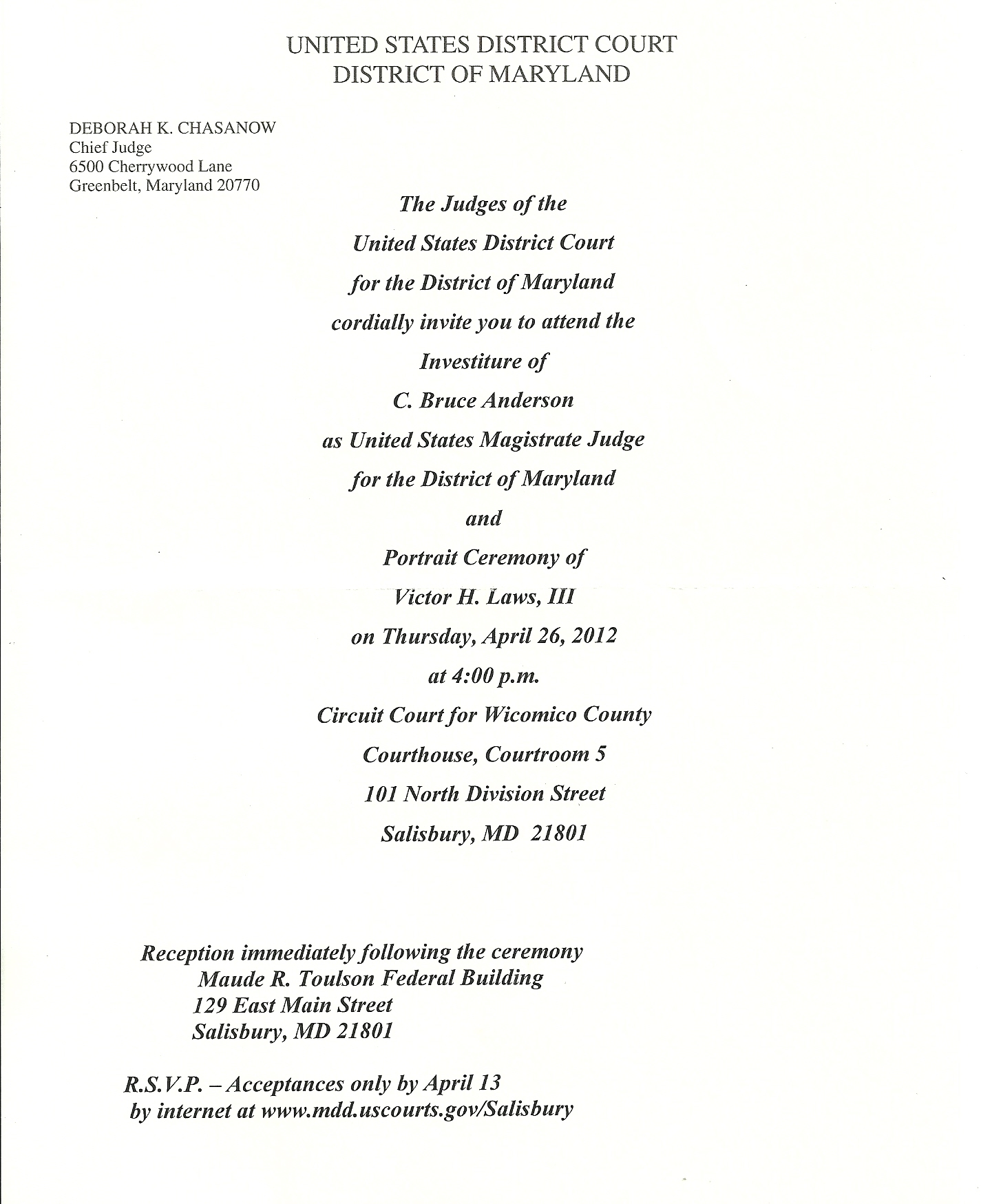 Invitation